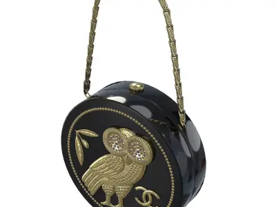 Crystal CC Owl Bag Low-poly 3D model