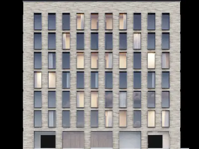 Modern building  3 3D model