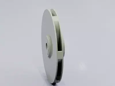 CENTRIFUGAL IMPELLER CLOSED 3D print model