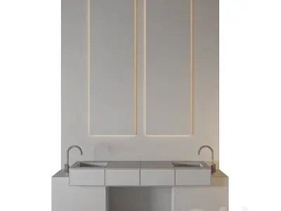 Luxury Bathroom 268 3D model