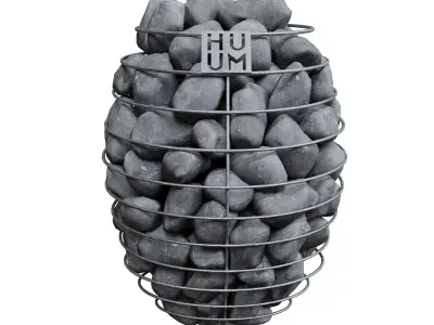 Sauna Huum Drop Heater 3D model