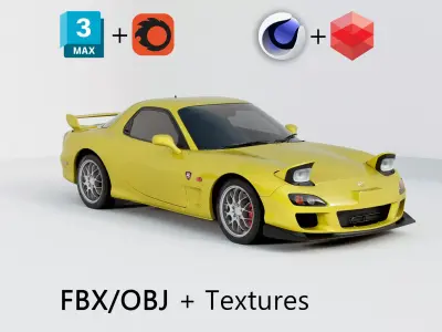 Mazda RX-7 3D model