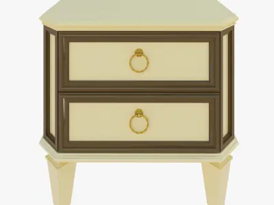Luxury hest of drawers 3D model