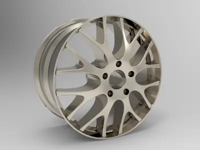 Wheel Rim 3D model 3D print model