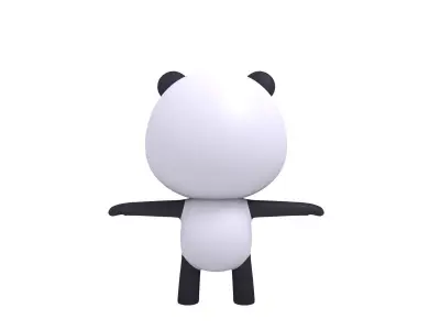 Little Panda 3D model