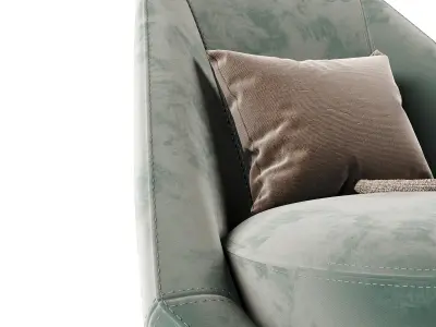 Swivel armchair By Arketipo 3D model
