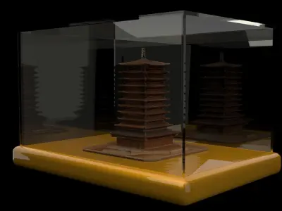 Chinese ancient  house  3D model order