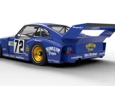 Porsche 935 Le Mans 1979 79 Barbour Racing 3D model