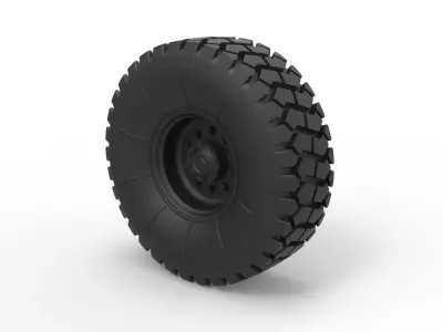 Offroad truck wheel 2 3D print model