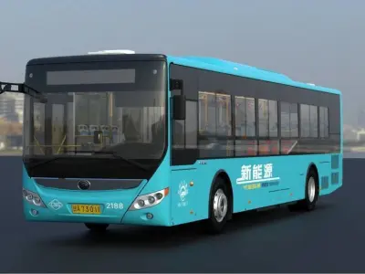 YUTONG ZK6125CHEVNPG4 bus 3D model