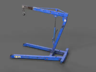 Crane engine 3D model