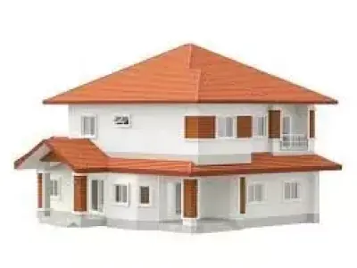 Casas Low-poly 3D model