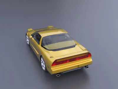 Sports Car Acura 1997  3D model
