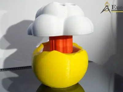 EXPLOSION POT AND PENCIL HOLDER 3D print model