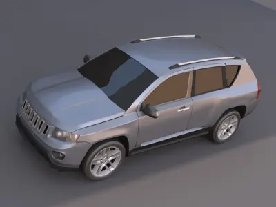Jeep Compass 2012 SUV vehicle 3D model