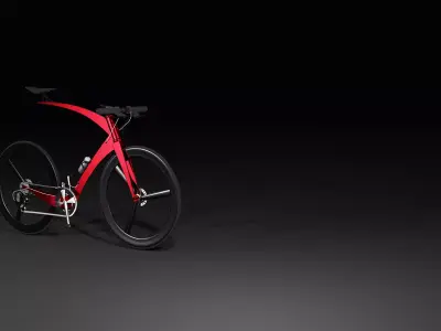 bicycle 3D model by kamedonik