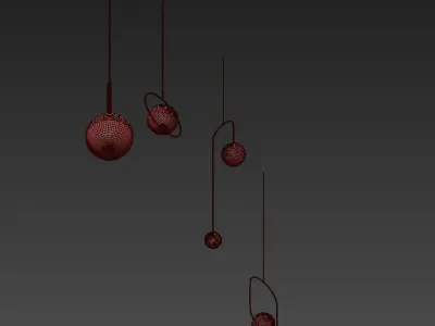 CRESCENT four balls 3D model