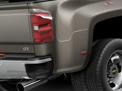 Chevrolet Silverado HD CG 2015 Long 3D model