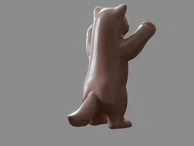 Ceramic Red Panda decoration 3D model
