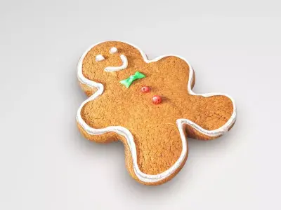 Gingerbread Man 3D model