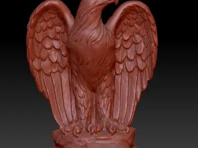 Eagle Statue for 3d print 3D print model