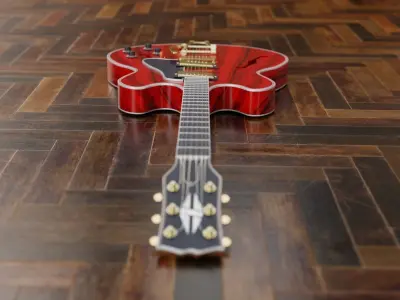 Gibson ES-335 Guitar 3D model