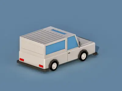 Cartoon Wrangler Low-poly 3D model