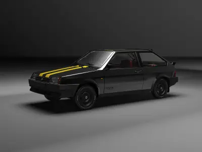 VAZ-2108 car 3D model