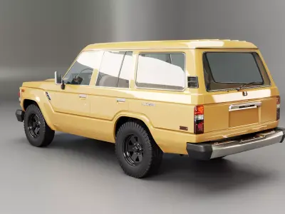 Toyota land Cruiser J60 1980-1990 v2 3D model