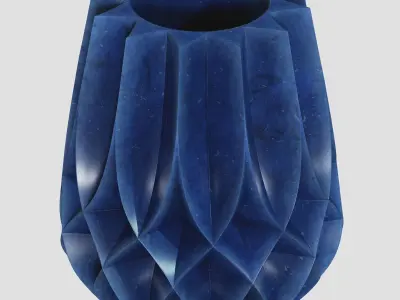 Decorative vase 3D model 4