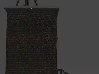 A house in the classic style of the city of New York 3D model