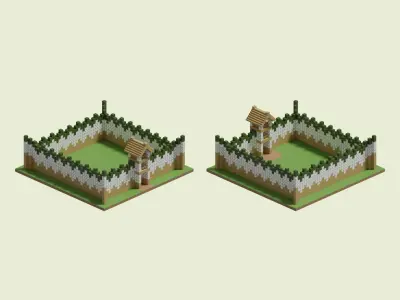 Birchwood Walls 3D model
