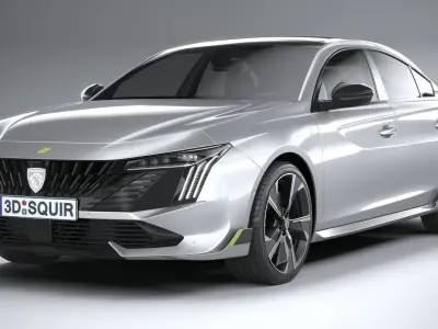 Peugeot 508 PSE 2023 3D model