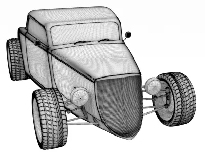 Cartoon car 05 3D model