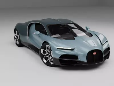 bugatti tourbillon 2026 Rigged 3D model