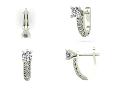 Earrings 40 3D print model