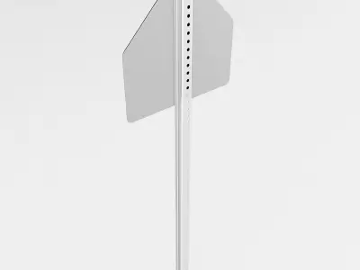 School Crossing Sign 3D model
