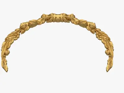 Classic decor ornament 221 3D model