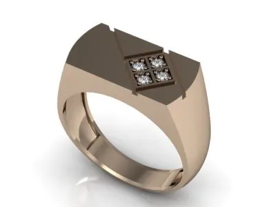 man ring 3D print model