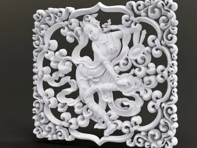 Secret Garden Ornament 3D print model