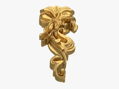Classic decor ornament 250 3D model
