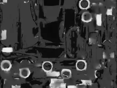 Christmas Racer Supercar 3D Model Festive Performance Low-poly 3D model