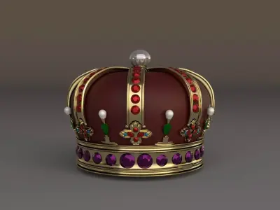 Crown Low-poly 3D model