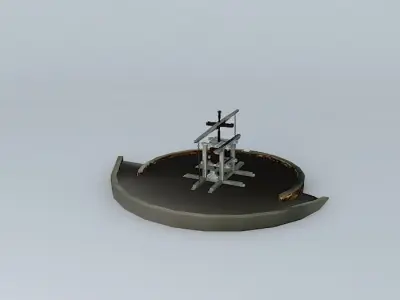 Animal Mill on Estate Whim St Croix USVI 3D model