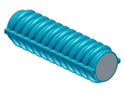 TMT Bar Toy 3D model