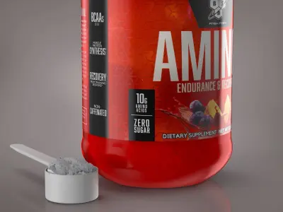Amino X Supplement with Powder Free low-poly 3D model