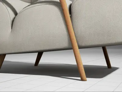 Mama with Bent Wood Arms UE4 3D model