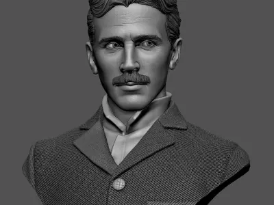Nikola Tesla 3D print model