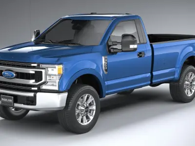 F-350 Super Duty XLT 2022 3D model