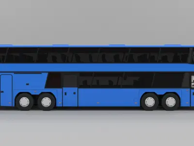 Neoplan Megaliner N128 2000 3D model